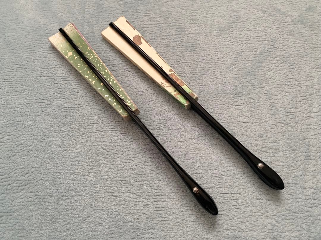 御舞扇子 2本セット 箱付き