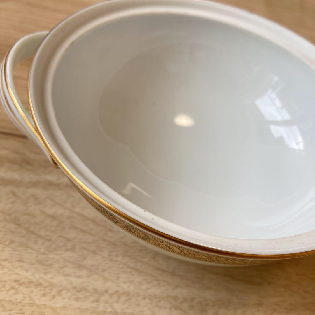 【美品】ノリタケ 蓋付き　スープ皿　お椀　GOLDKIN 廃盤品　5675