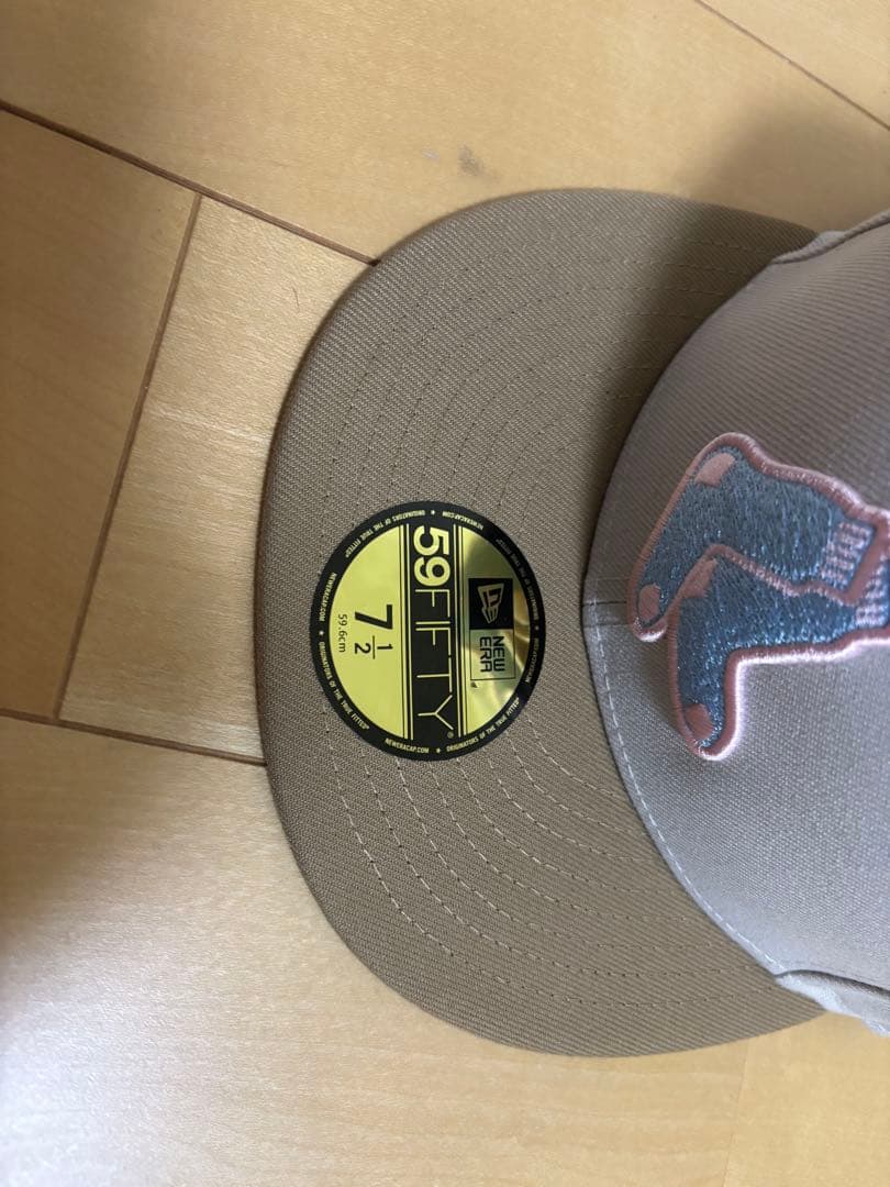 ボストンレッドソックス 59FIFTY キャップ 7 1/2 朝岡周別注