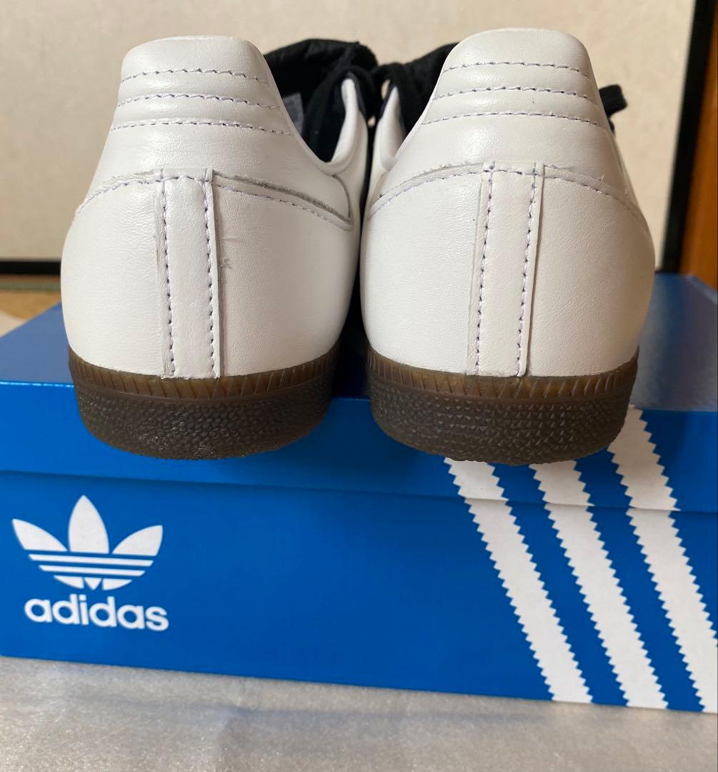 adidas Samba LT ホワイト/ブラック 24.5