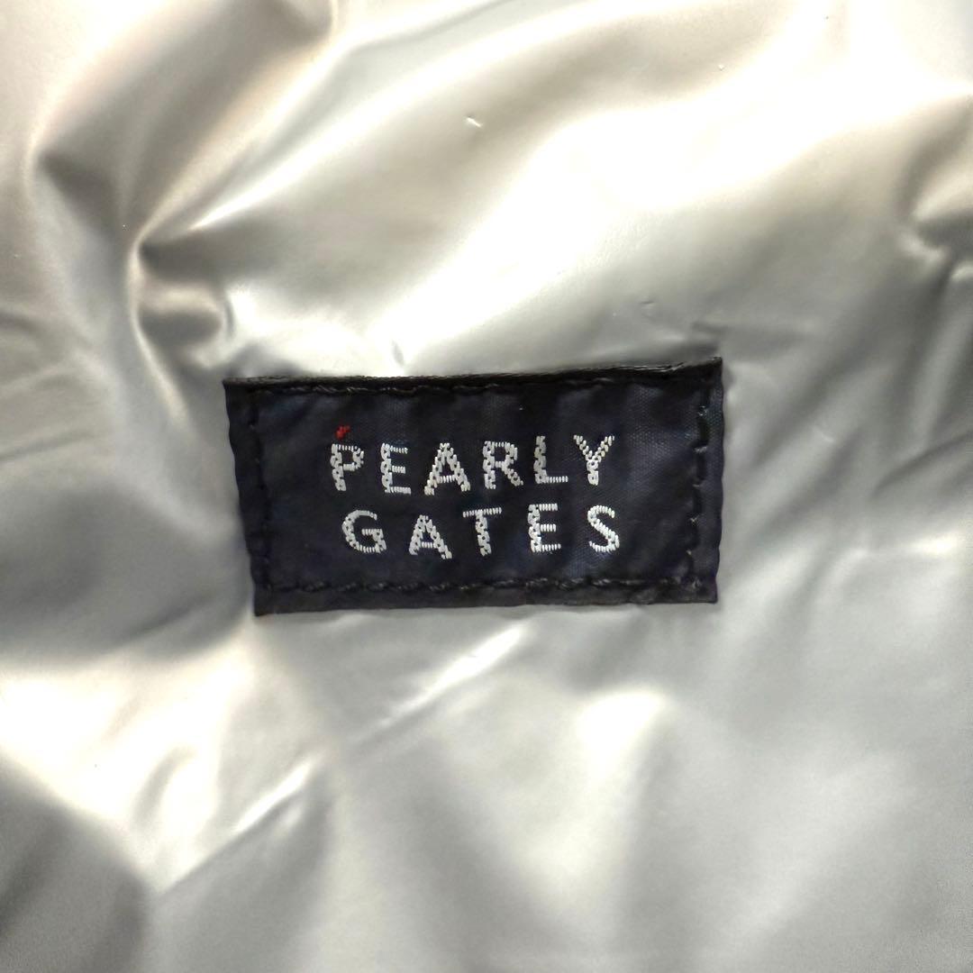 PEARLY GATES ニコちゃん 保冷カートバッグ ネイビー トート