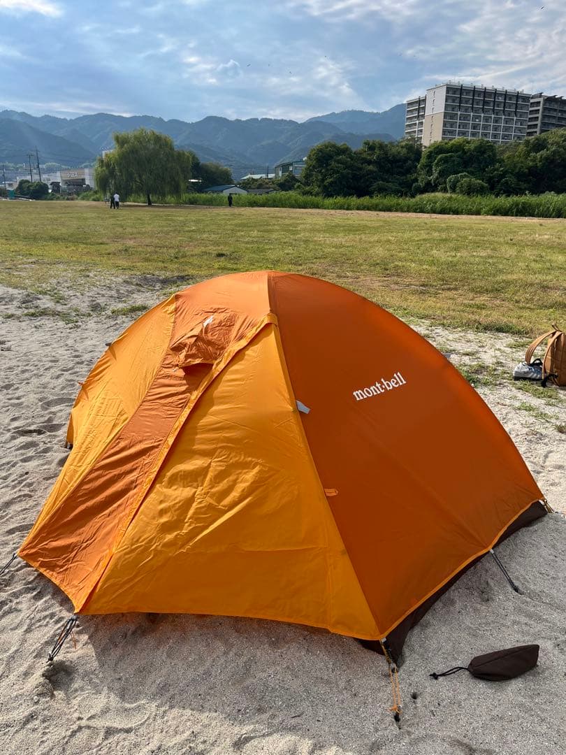 mont-bell オレンジ ドーム型テント 2人用