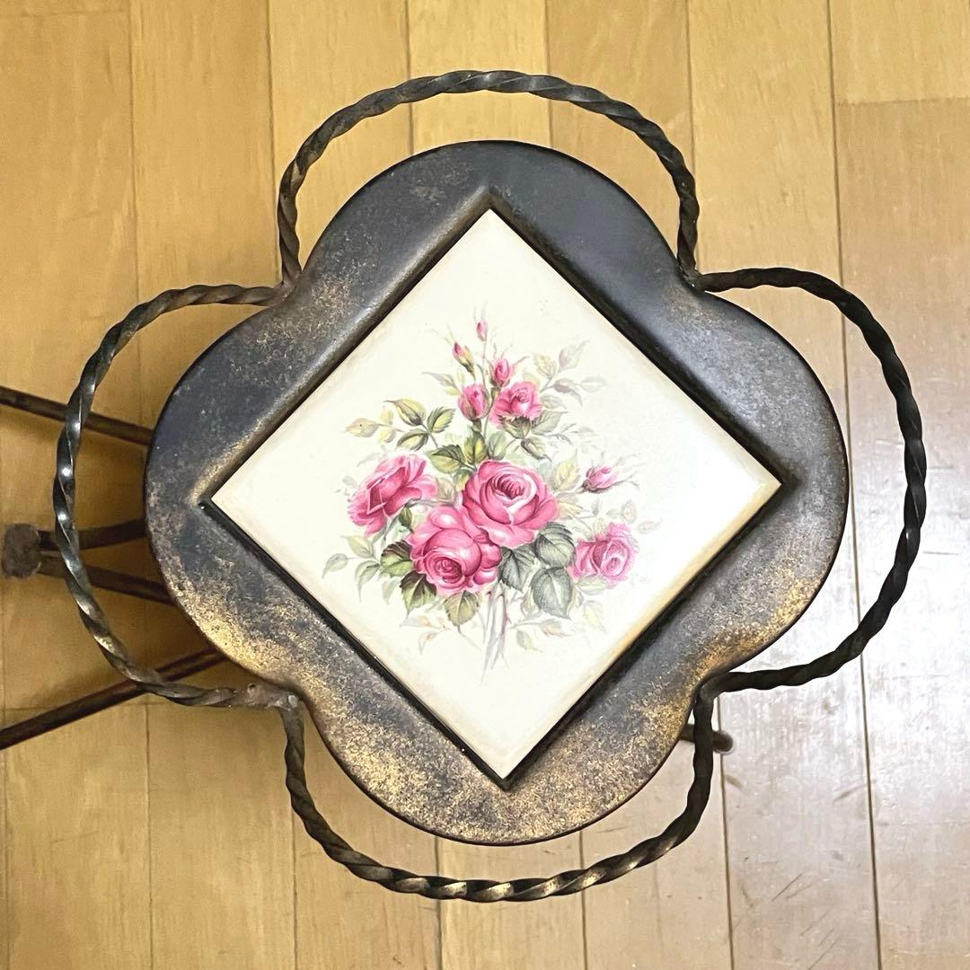 【訳あり】アイアン フラワースタンド 花台 フラワーベース ☆2基セット