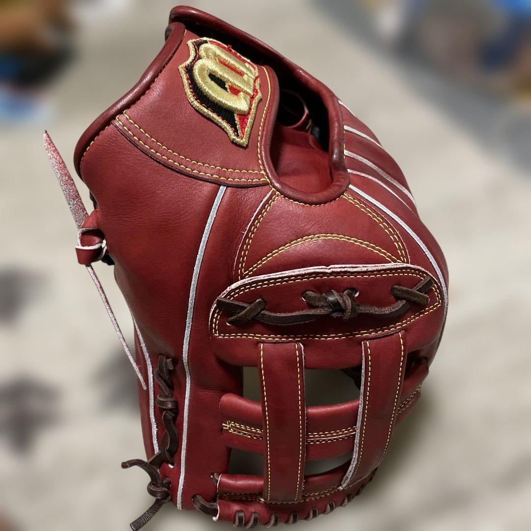 K*7様 Wilson 硬式グローブ 赤50型ウィルソングローブ袋付き