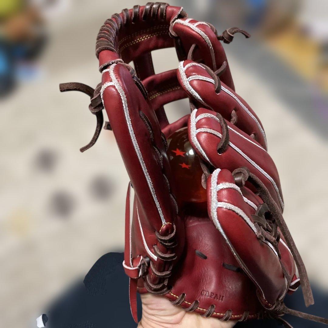 K*7様 Wilson 硬式グローブ 赤50型ウィルソングローブ袋付き