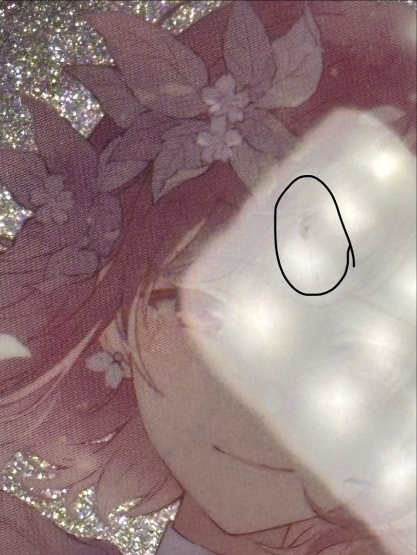 東雲絵名 50A グリ缶 グリッター缶バッジ 余花にみとれて