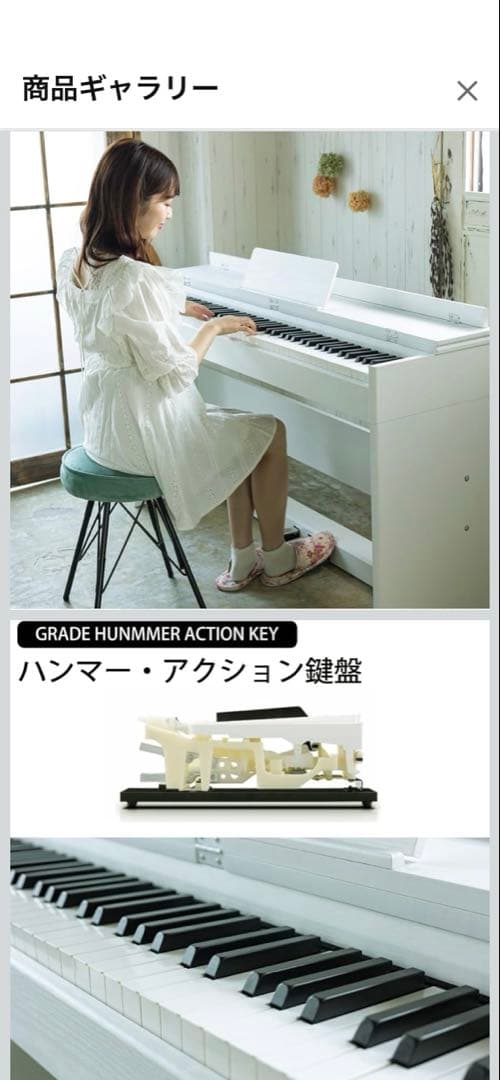電子ピアノ　カリーナ