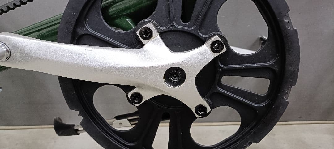 STRIDA LT グリーン 折り畳自転車 美品 ディスクブレーキ 純正タイヤ付