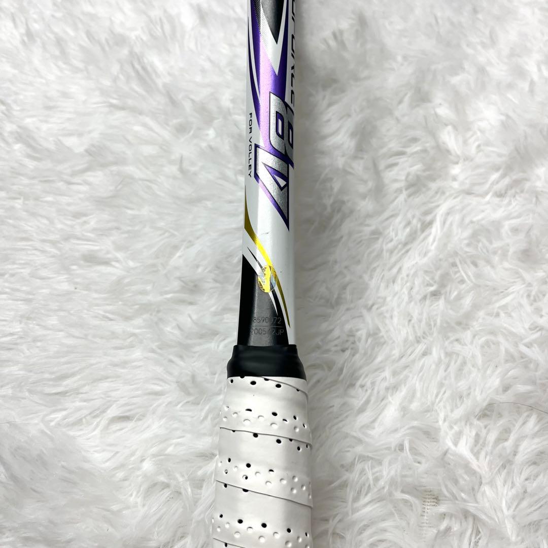 【美品】 ヨネックス ナノフォース8v REV UL1 ソフトテニスラケット 紫