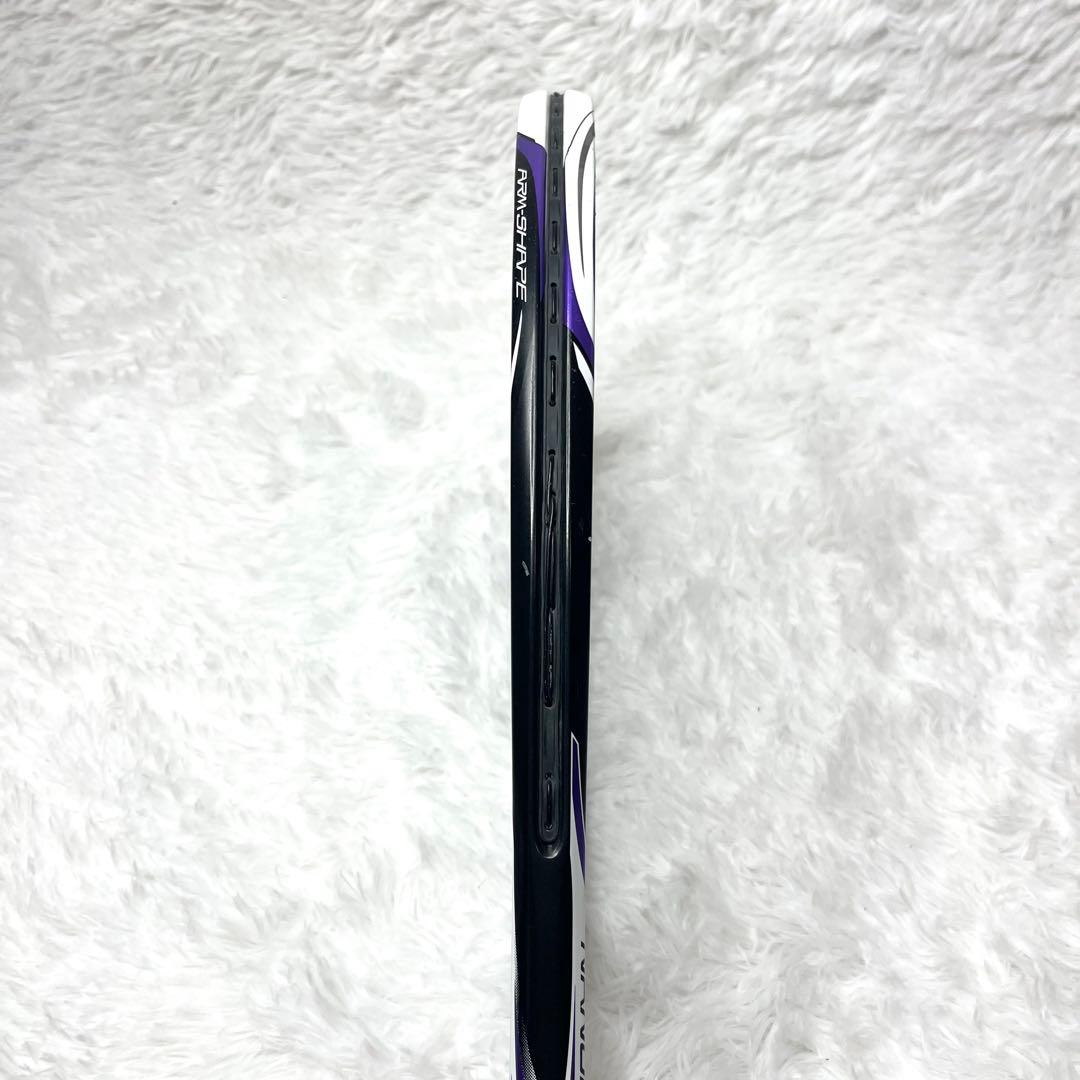 【美品】 ヨネックス ナノフォース8v REV UL1 ソフトテニスラケット 紫