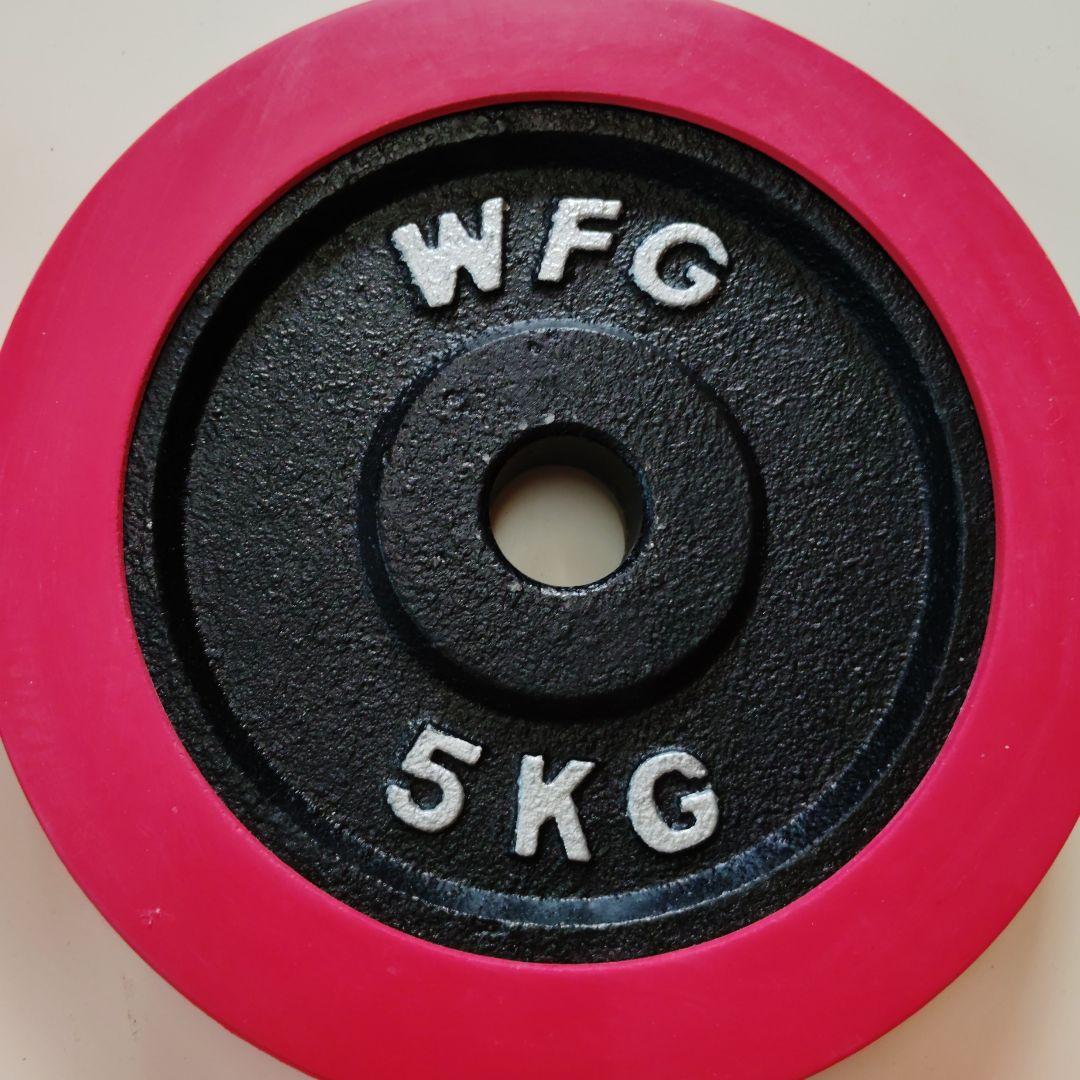 専売子兎様　WFG 5KG ダンベルプレート 4枚セット