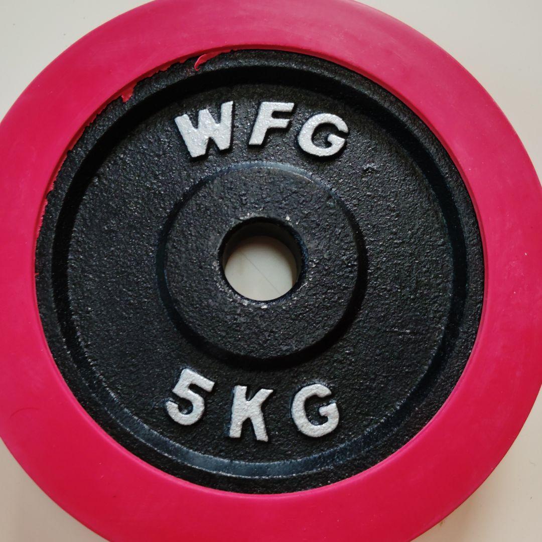 専売子兎様　WFG 5KG ダンベルプレート 4枚セット