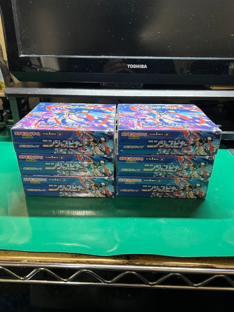 ポケモンカードゲーム ニンジャスピナー シュリンク付き6BOX