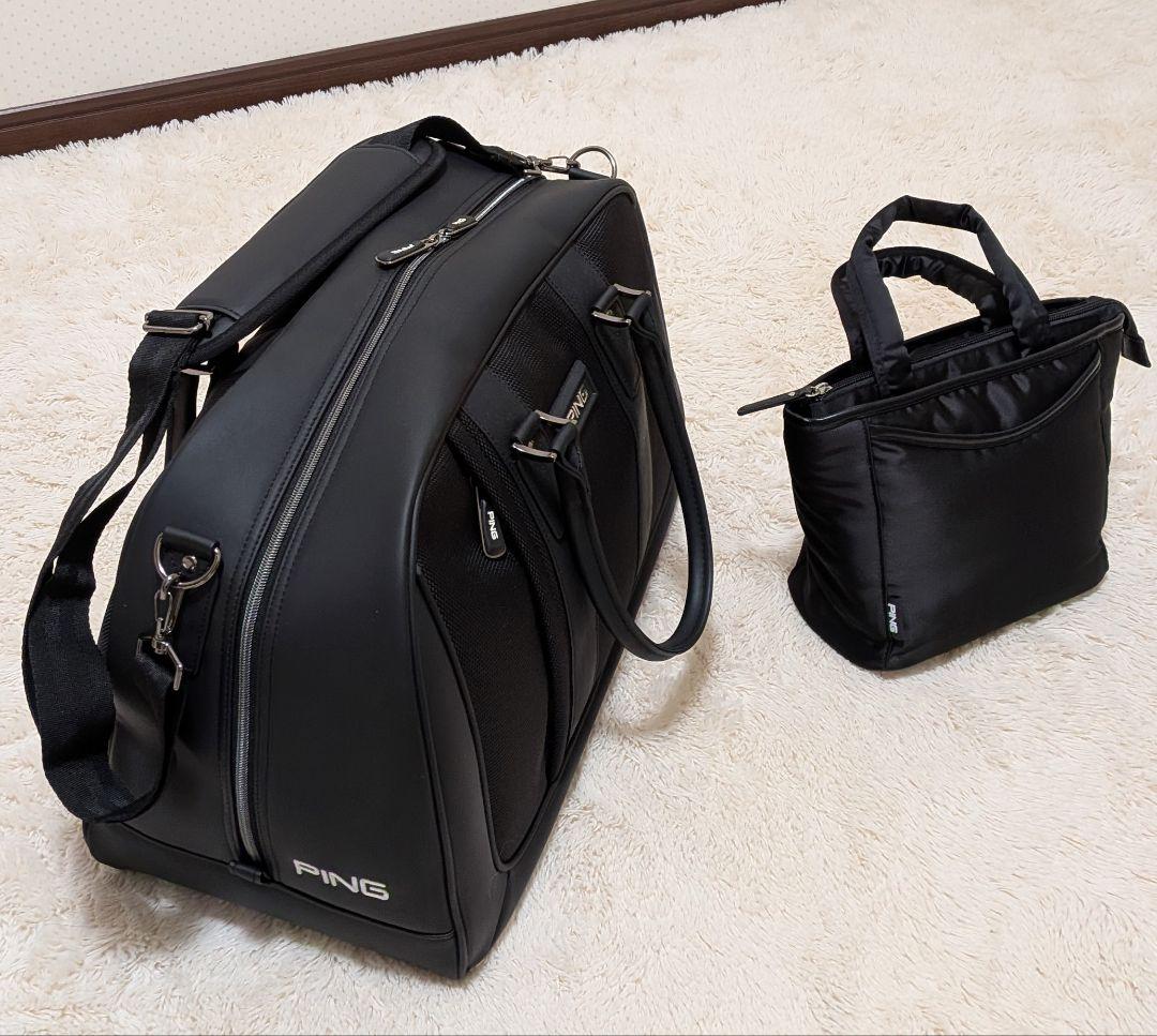 【美品】PING ゴルフ ボストンバッグ＆カートバッグ 2点
