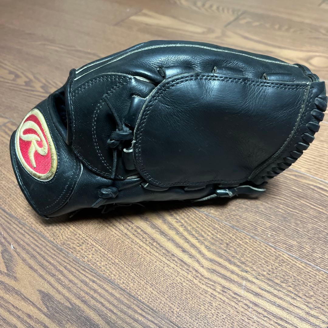Rawlings 硬式グローブ 黒 大人用