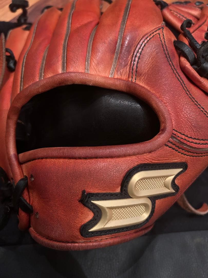 SSK proedge 硬式グローブ オレンジ 収納袋付き、軟式もいけます。