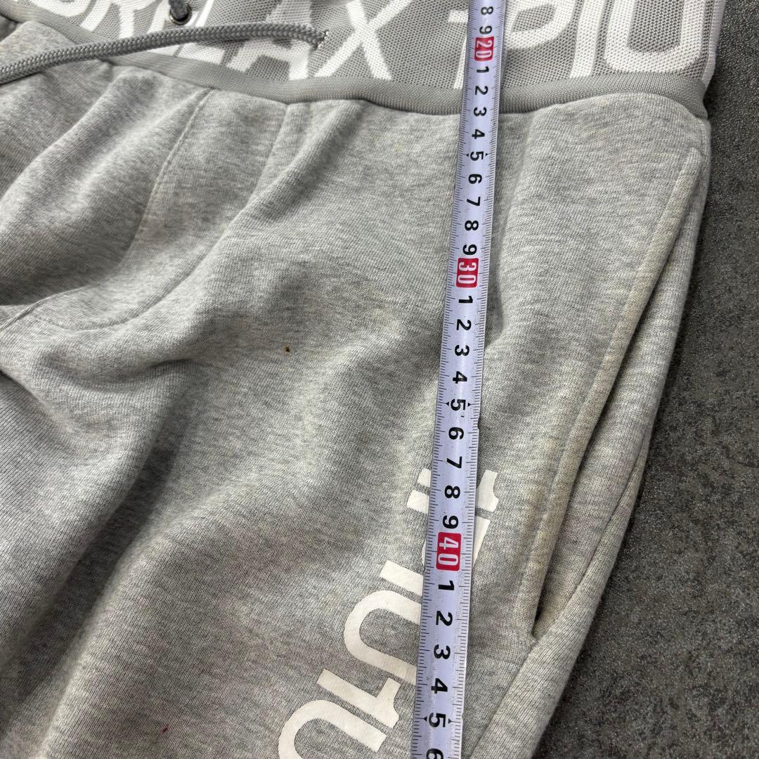 1PIU1UGUALE3 RELAX セットアップ 上下 ラインストーン グレー