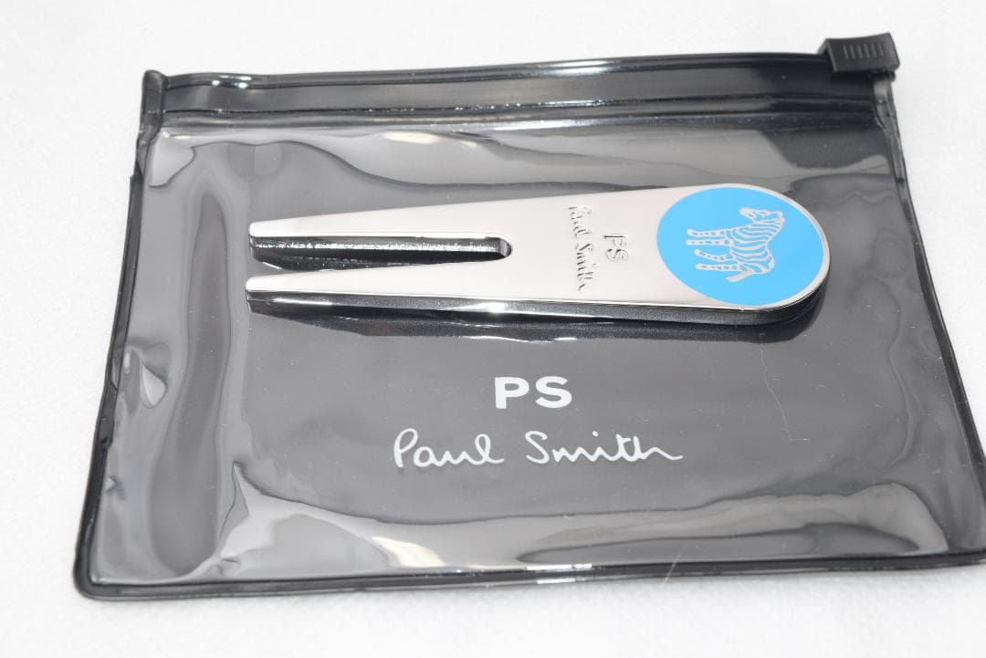 希少・限定品☆PS Paul Smith Golf グリーンフォーク☆青＆銀