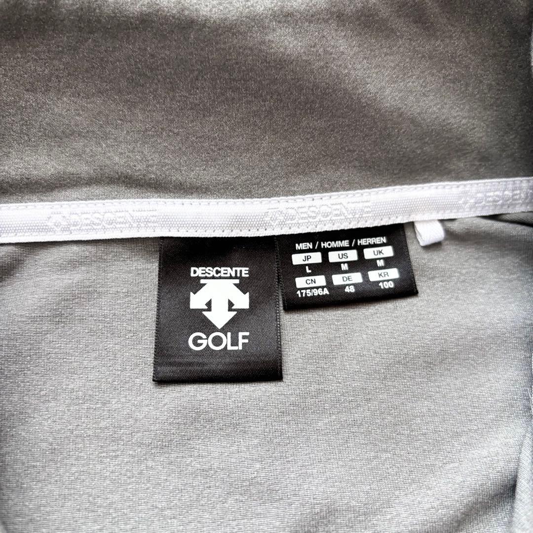 【極美品】DESCENTE GOLF デサントゴルフ ハーフジップ長袖シャツ L
