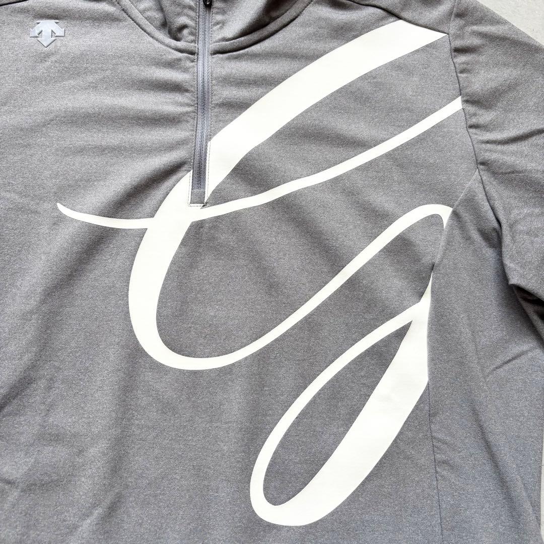 【極美品】DESCENTE GOLF デサントゴルフ ハーフジップ長袖シャツ L