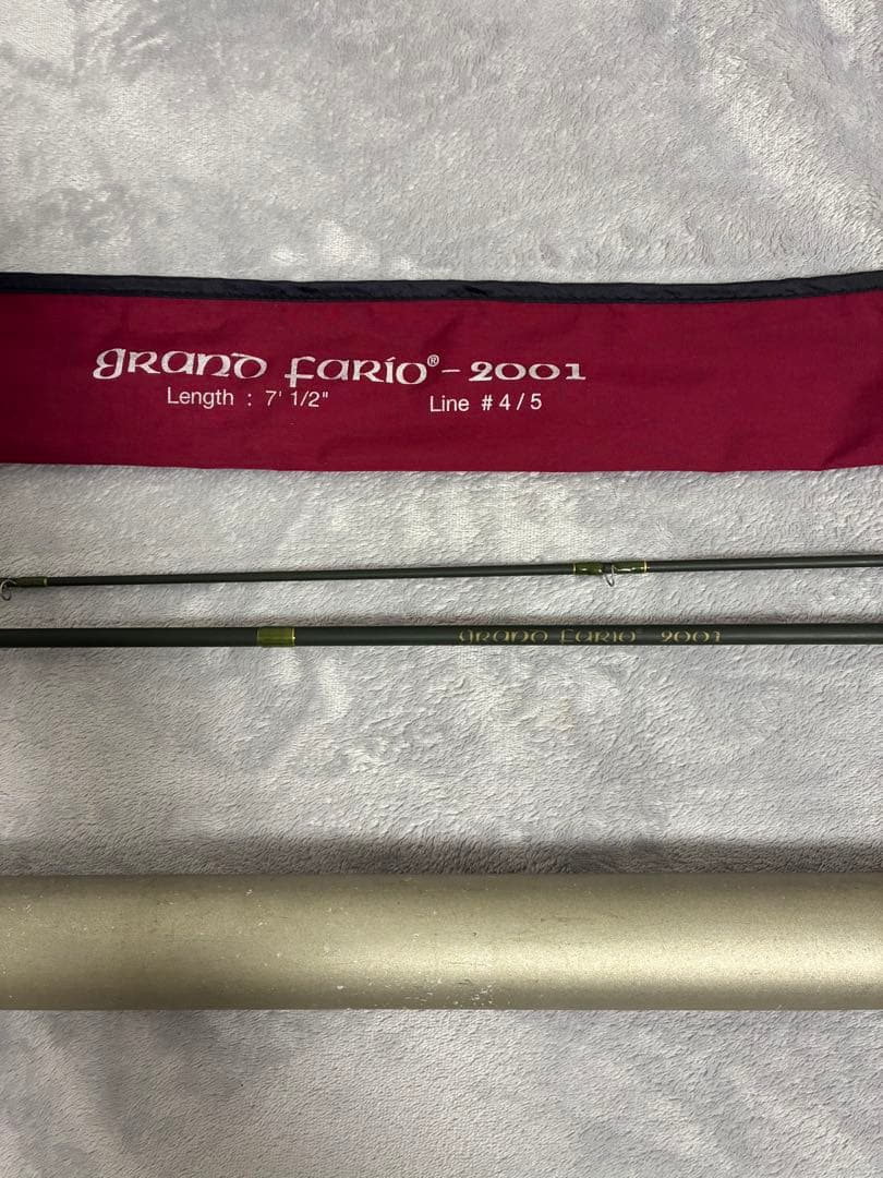 Grano Fario 2001 7'1/2 coatac アルミケース付き