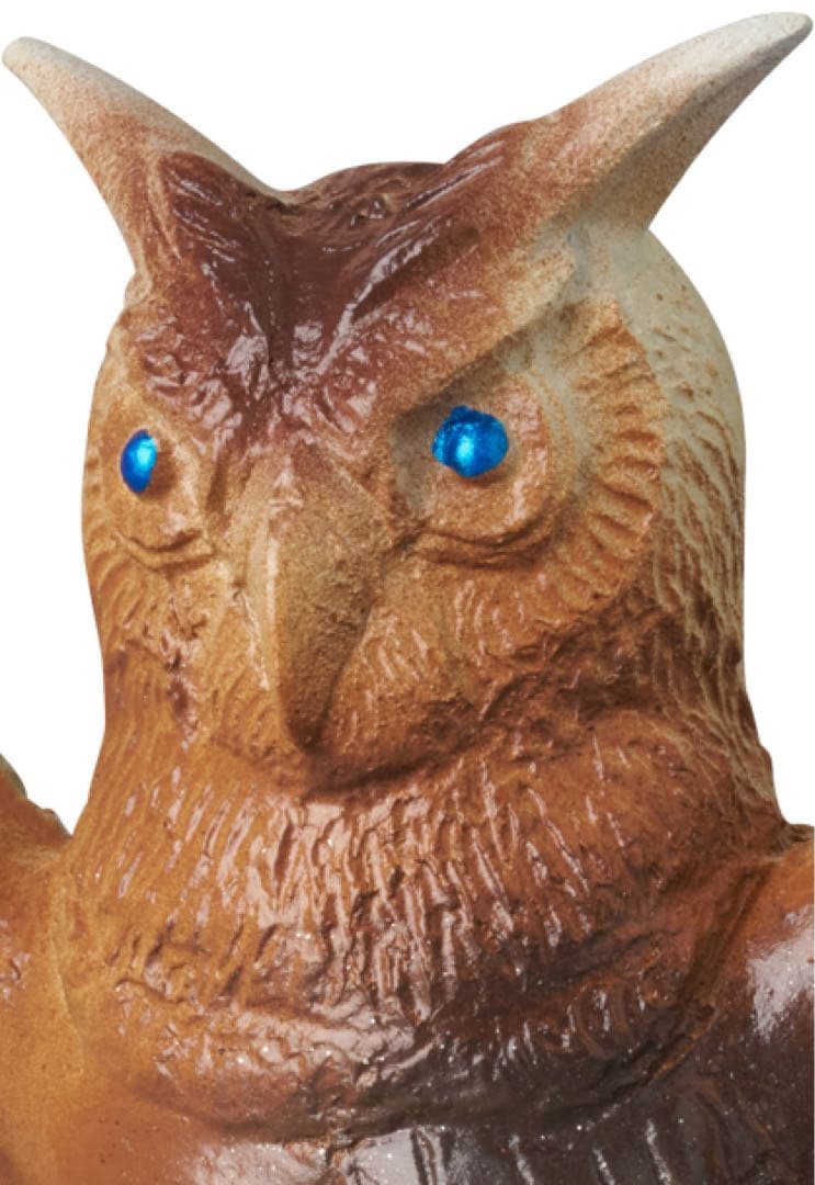 メディコムトイ×東映レトロソフビ★フクロウ男（新色蓄光版+ミニソフビ）仮面ライダ