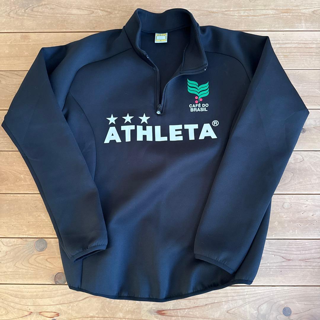 ニ*ン様 ATHLETA ジャージ トレーニングウェア ブラック Ｌ