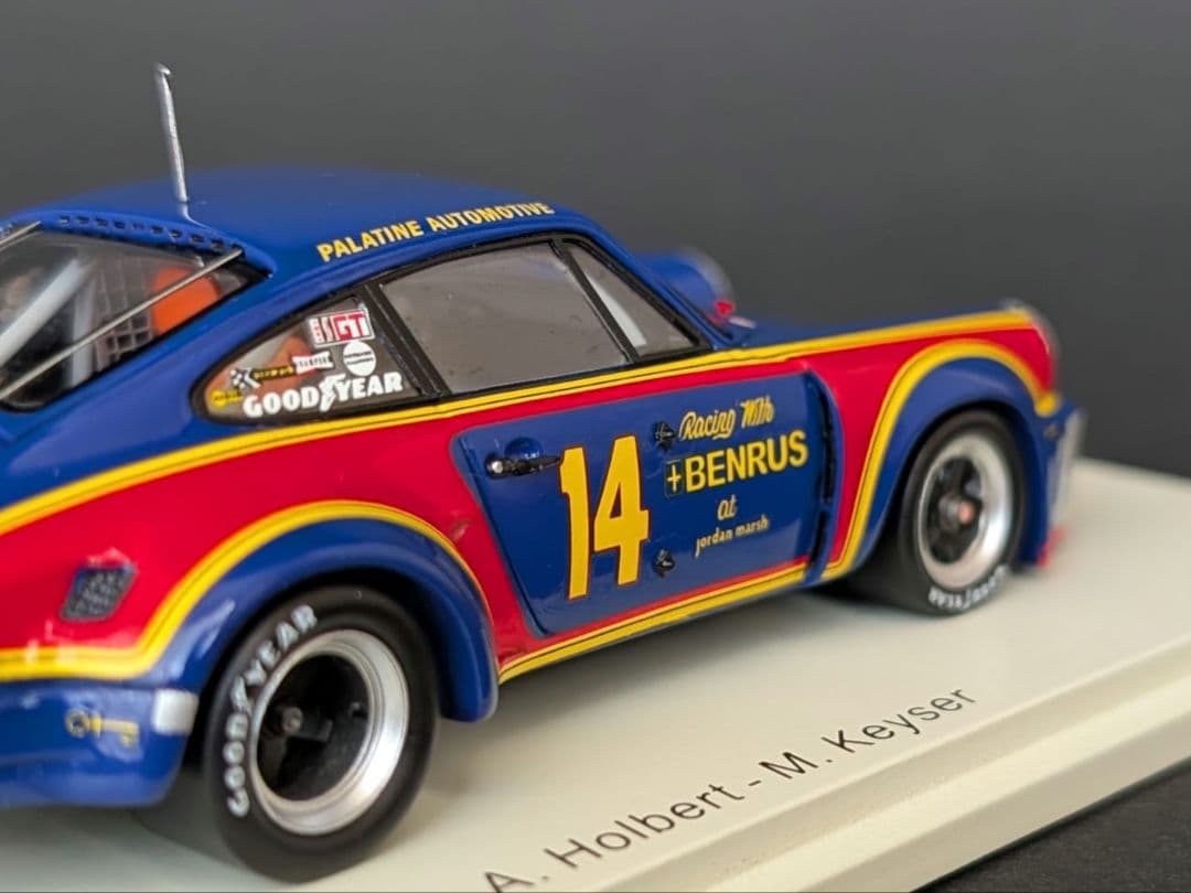 スパーク 1/43 ポルシェ 911 RSR Sebring 1976年優勝