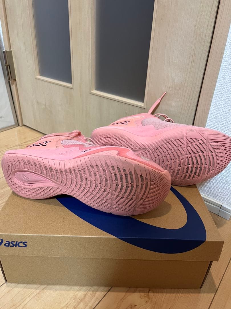 asics バスケットボールシューズ ノバサージ3ピンク
