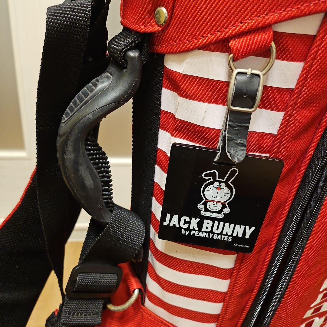 JACK BUNNY ゴルフバッグ レッドストライプ