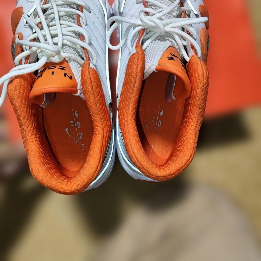 Nike Zoom アップテンポ5 プレミア厶　ホワイト/オレンジ 32cm