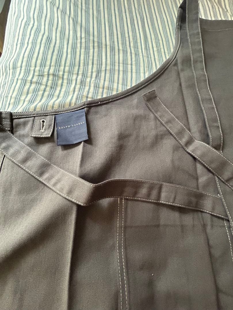 [未使用品]ラルフローレン グレー　エプロン