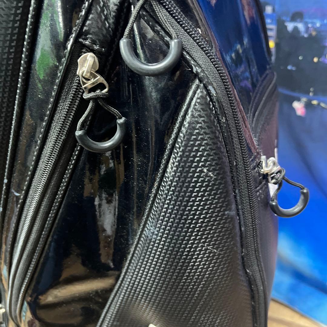 寶BZ-1298 HONMA エナメルブラック キャディバッグ