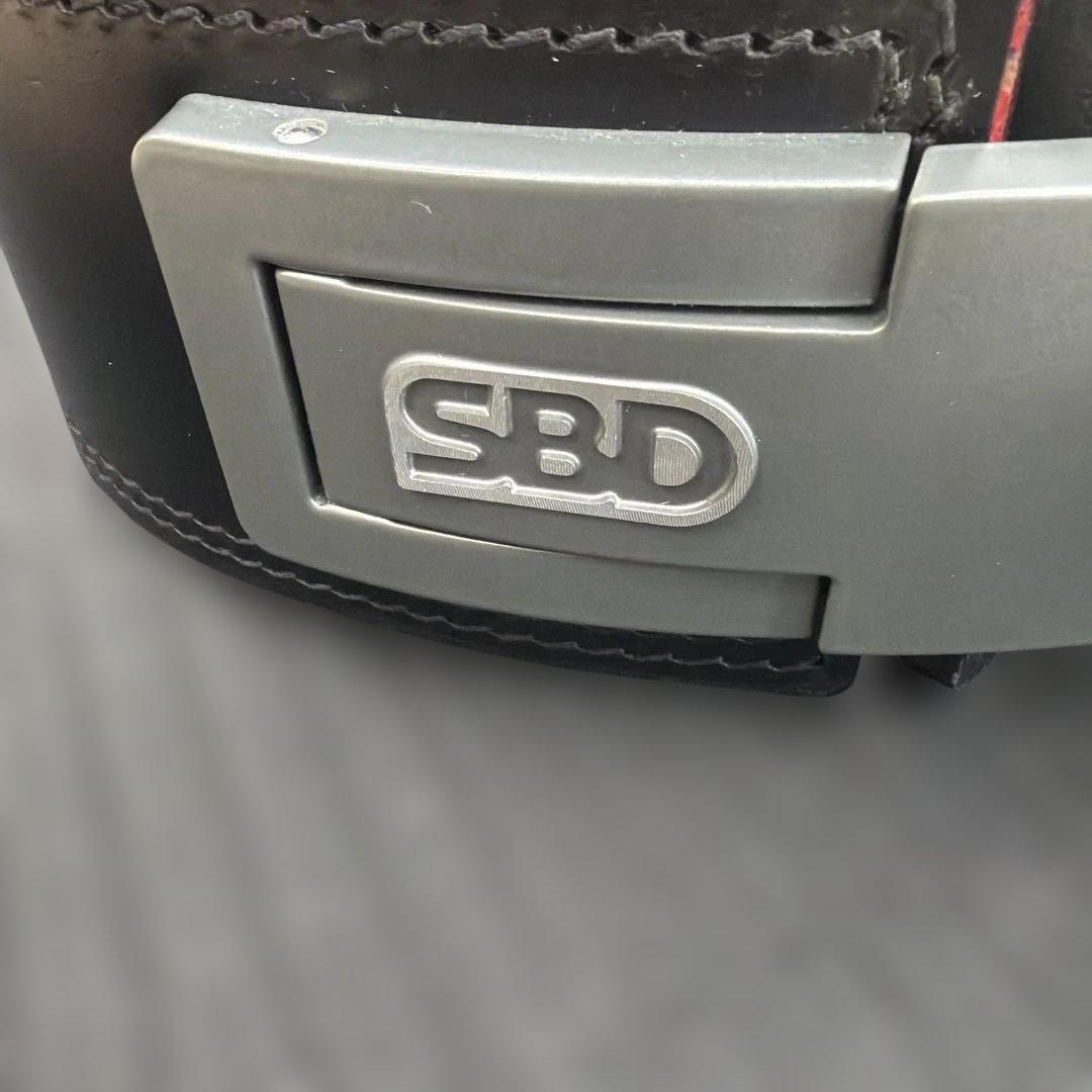 SBD パワーベルト 黒/赤【極美品】