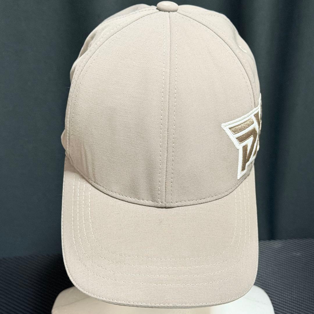 【未使用に近い】PXG キャップ カーキ/ベージュ系 フリーサイズ
