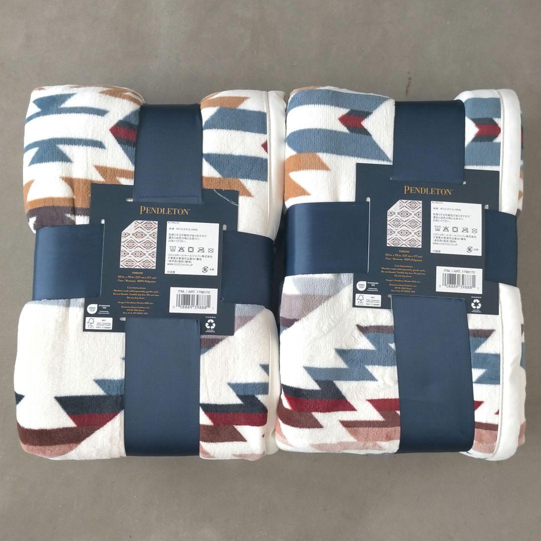 ペンドルトン 大判ひざ掛け ブランケットPENDLETON 毛布 同柄2枚