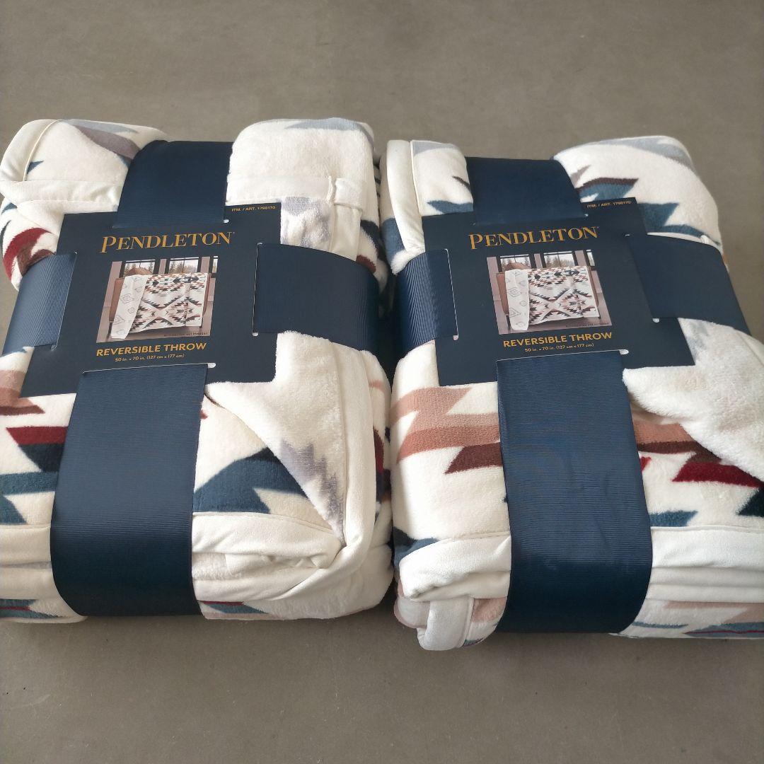 ペンドルトン 大判ひざ掛け ブランケットPENDLETON 毛布 同柄2枚