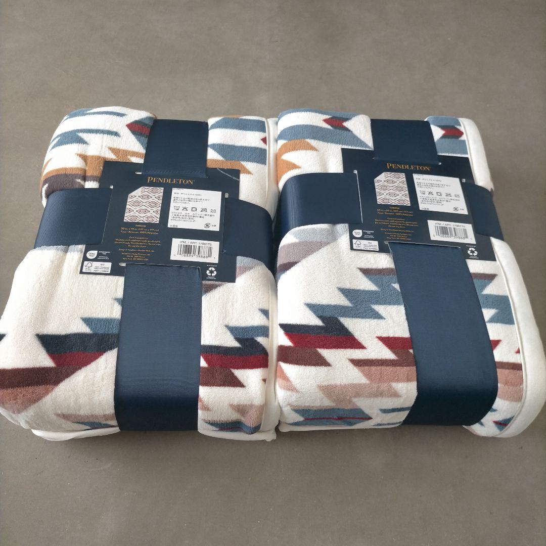 ペンドルトン 大判ひざ掛け ブランケットPENDLETON 毛布 同柄2枚