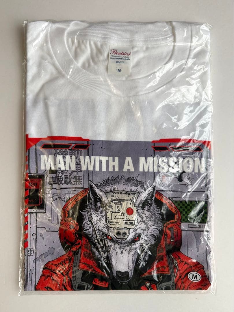 マンウィズ 海外ツアーTシャツ 日本国内版 白 M