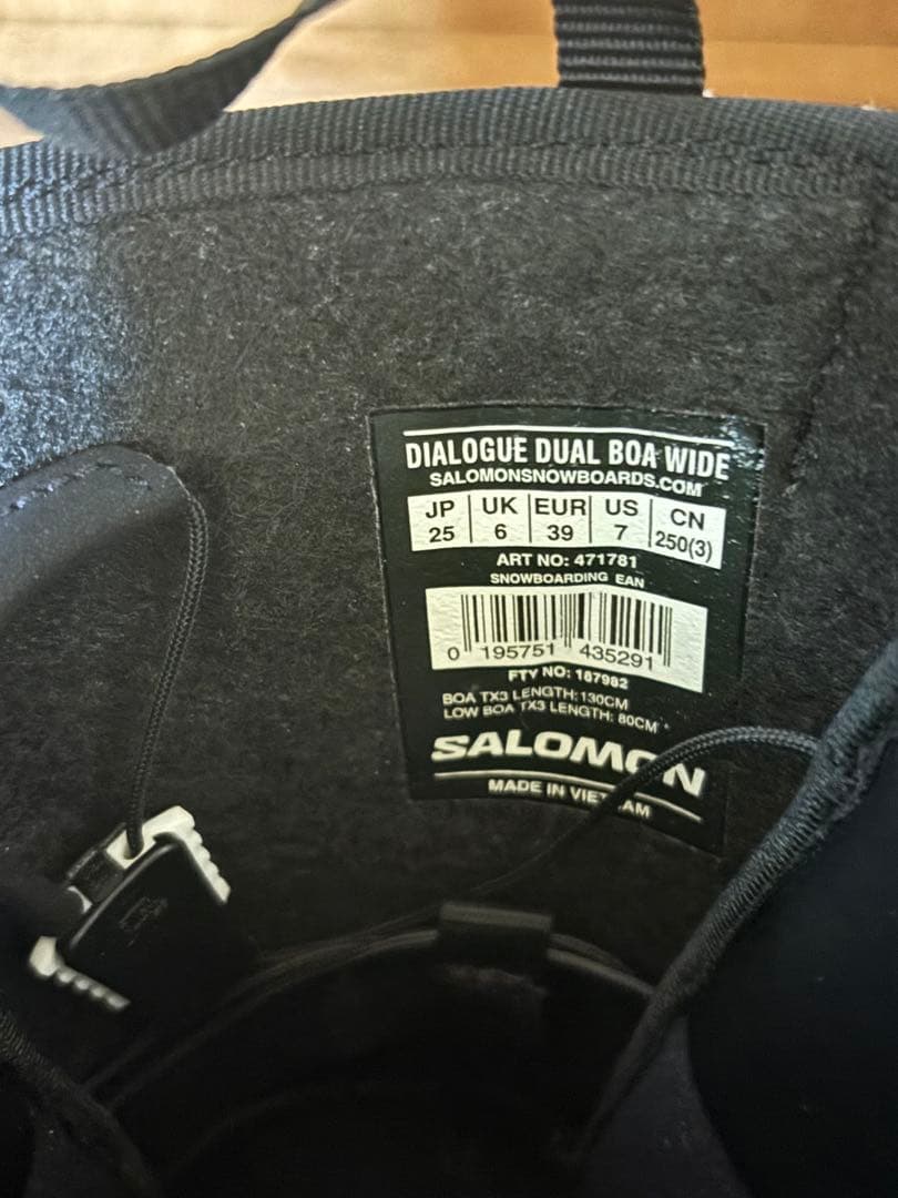 スノーボード SALOMON DIALOGUE DUALBOA WIDE 25.0