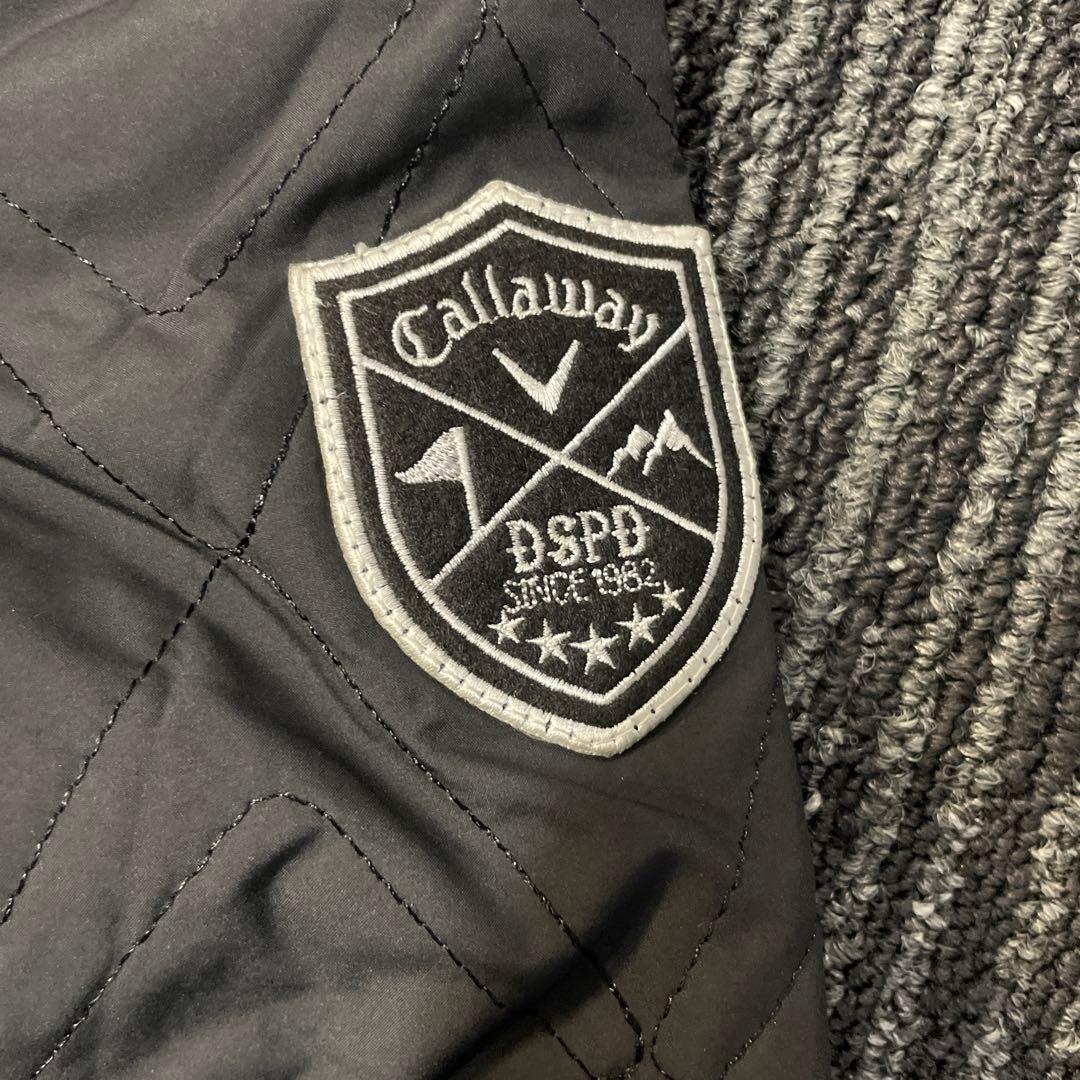 callaway キャロウェイ キルティング フロントジップブルゾン Lサイズ黒