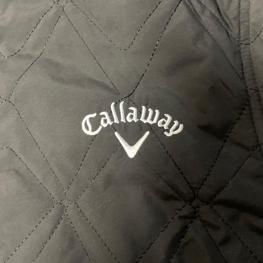 callaway キャロウェイ キルティング フロントジップブルゾン Lサイズ黒