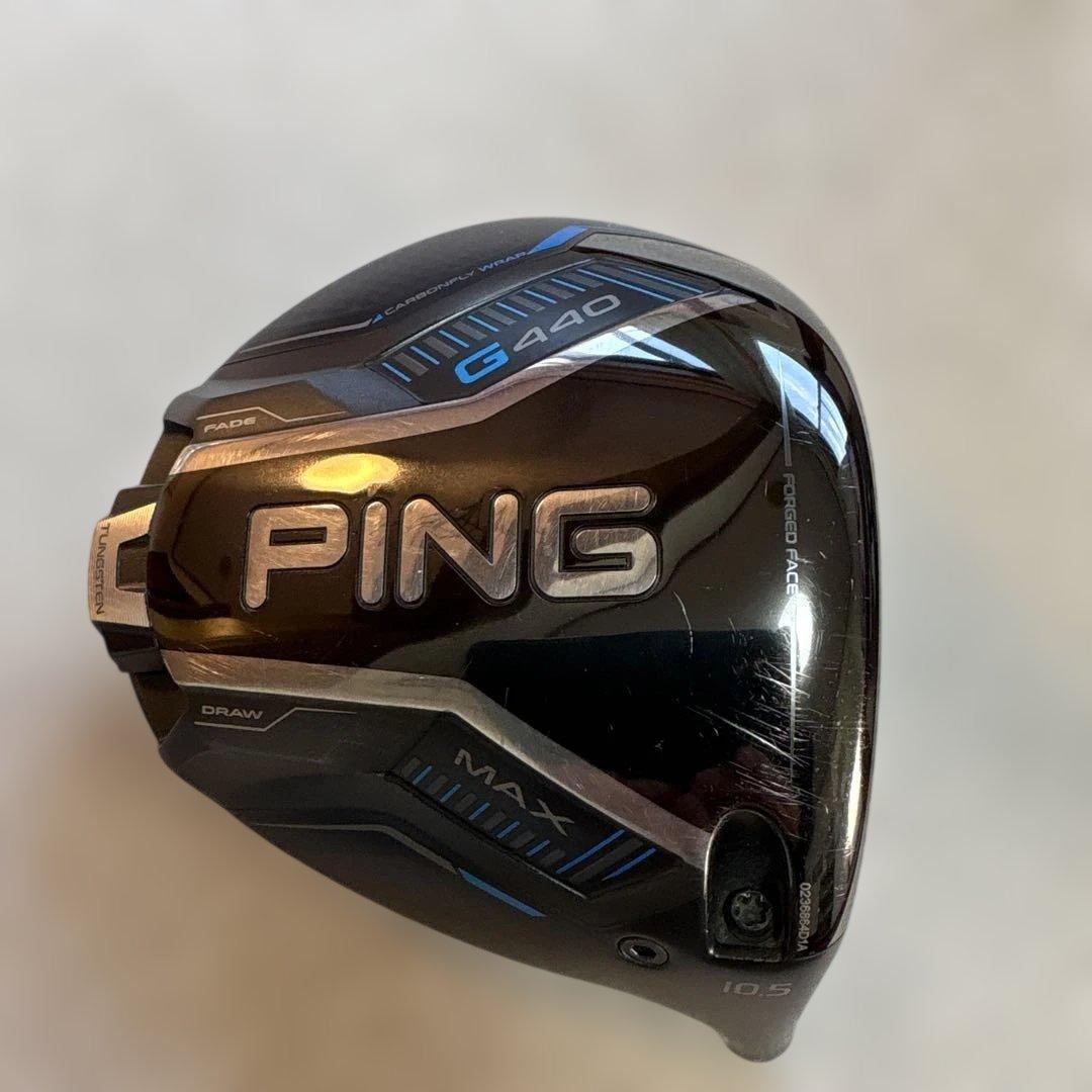 PING G440MAX 10.5° ヘッドのみ　カバー、交換ウエイト有り