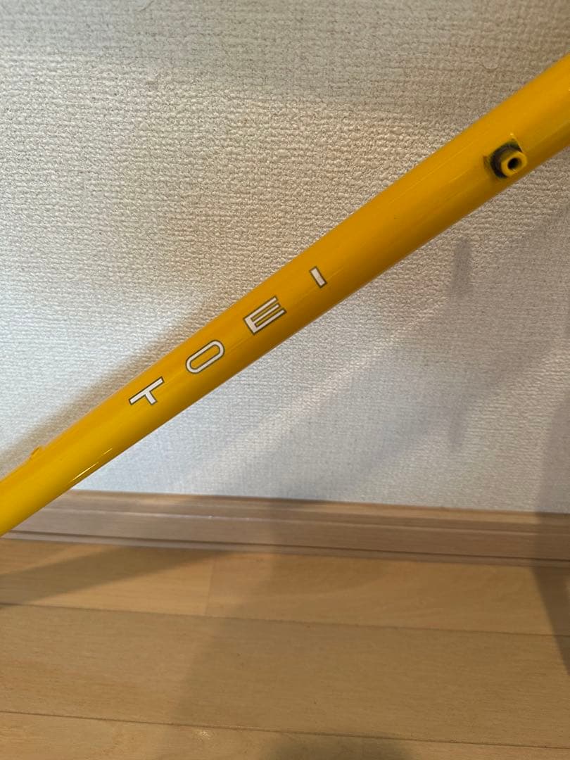 TOEI ロードバイクフレーム イエロー　トーエイ