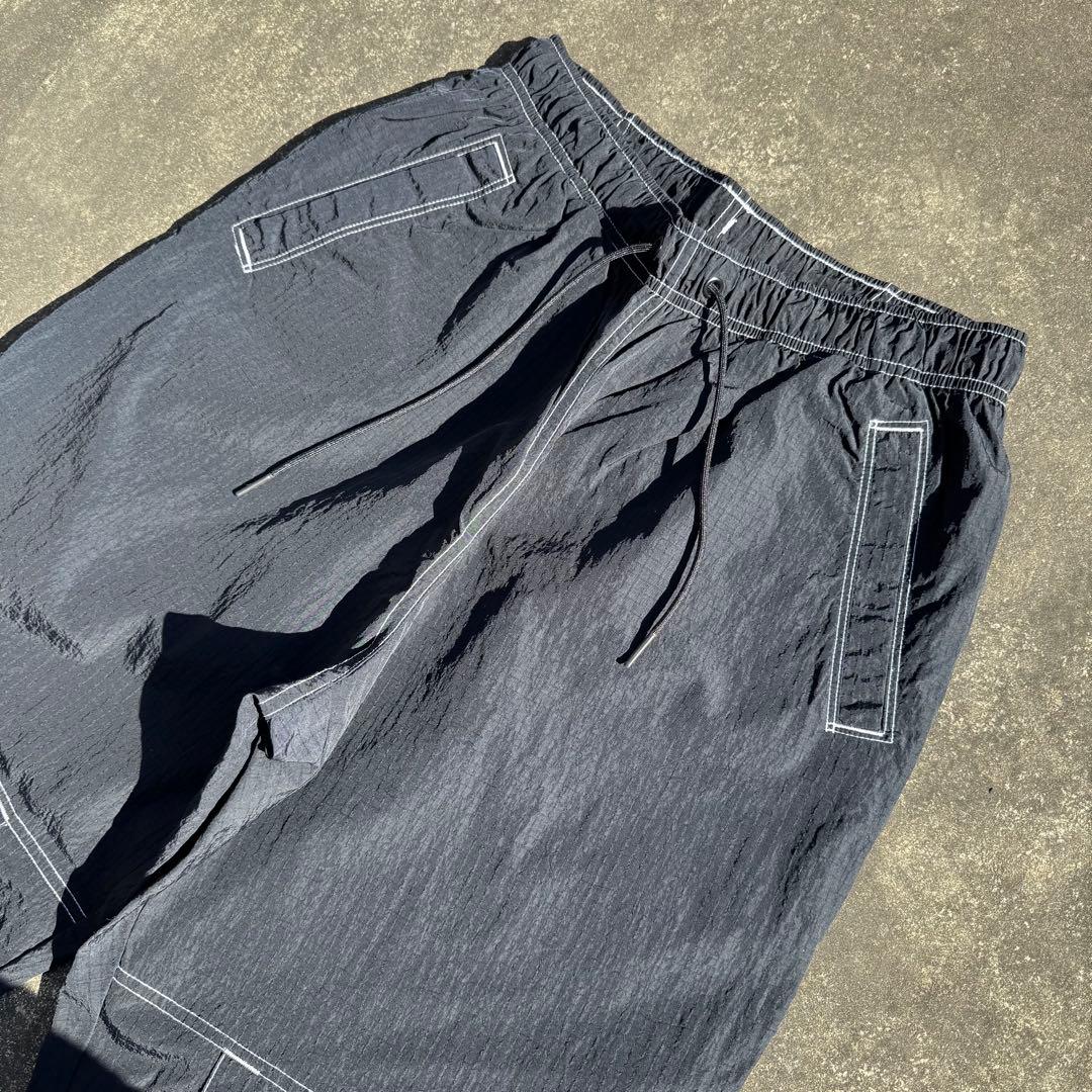 たっくーや　NIKE ナイキ スウッシュステッチ トラックパンツ 黒 M