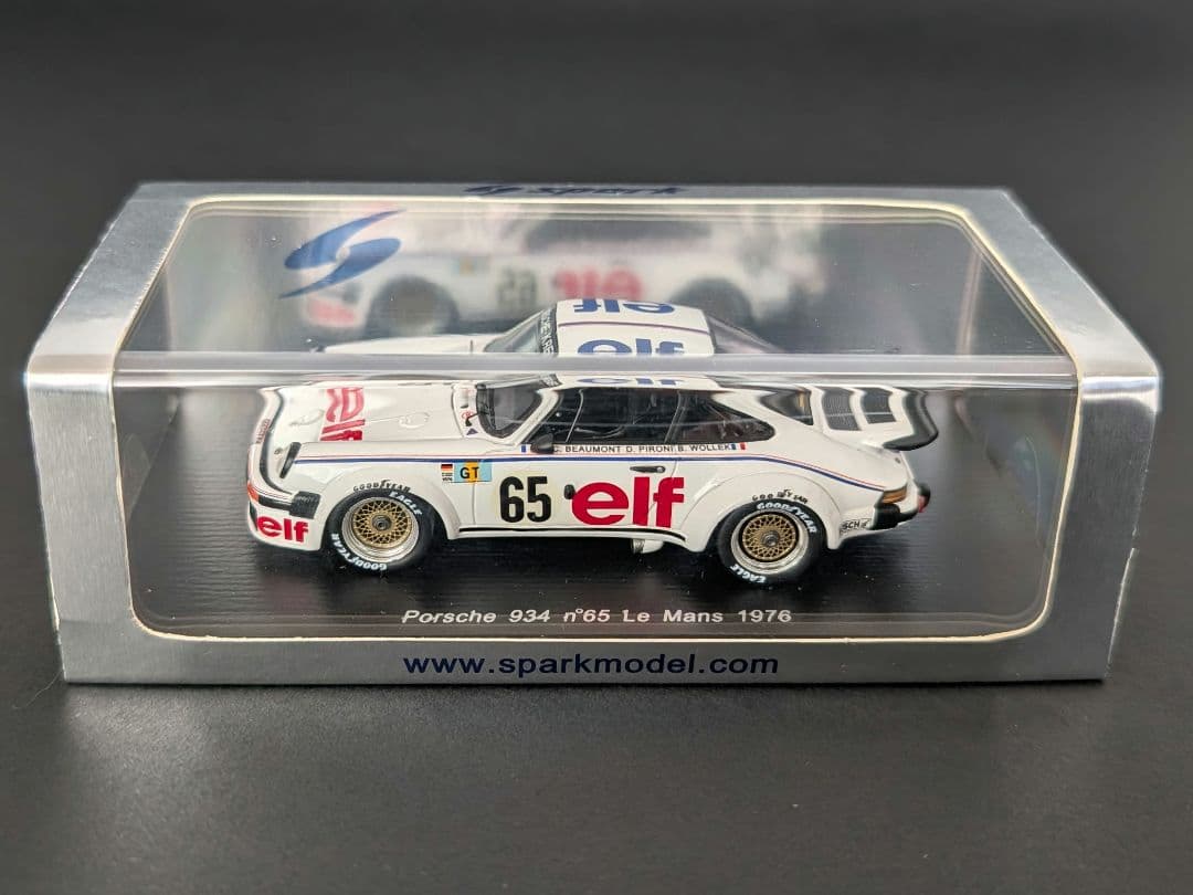 スパーク 1/43 ポルシェ 934 #65 1976年 ル・マン24時間耐久