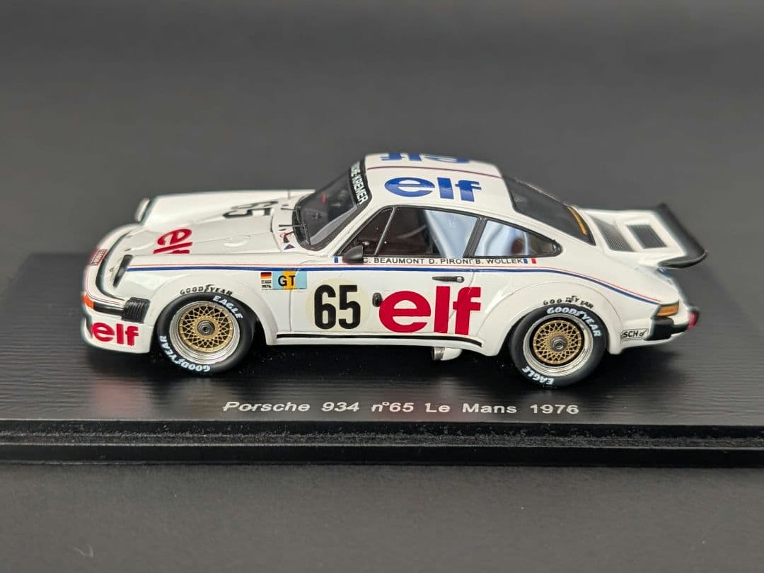 スパーク 1/43 ポルシェ 934 #65 1976年 ル・マン24時間耐久