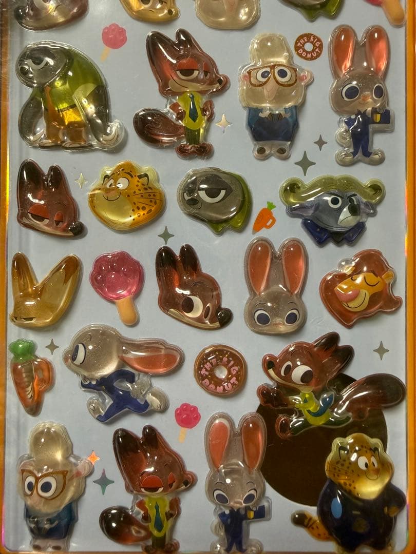 【国内正規品】【希少】【ディズニー第1弾】ボンボンドロップシール ズートピア