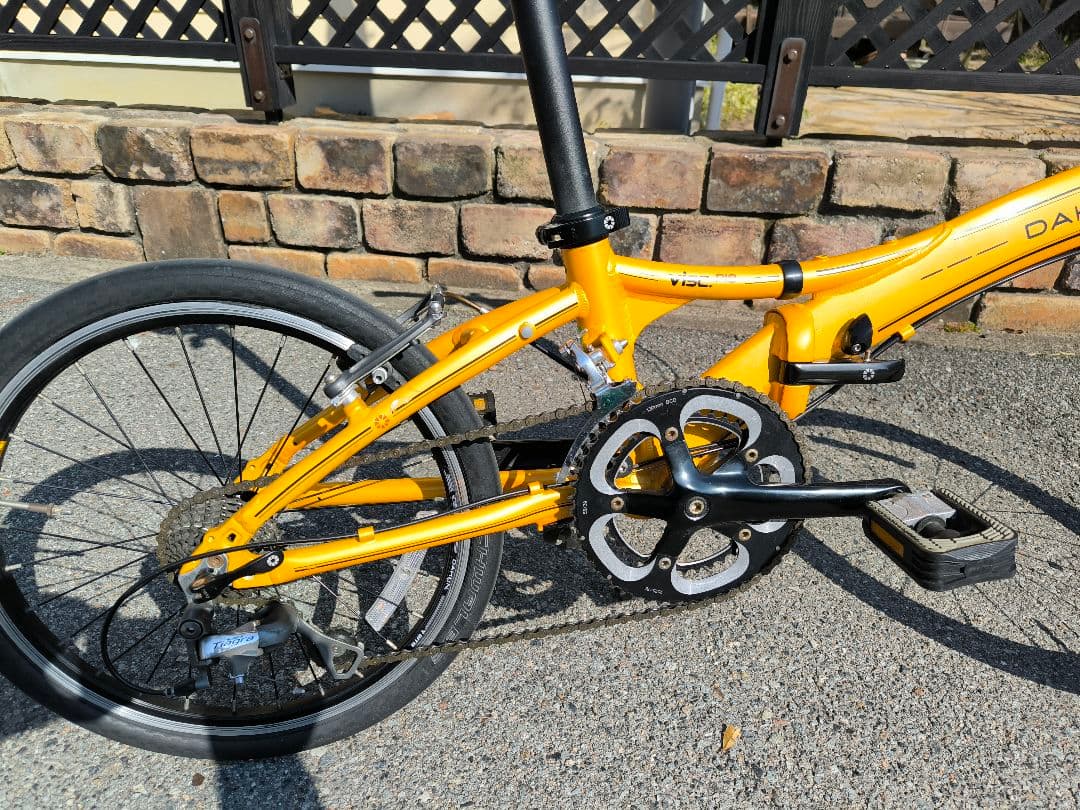 折りたたみ自転車 黄色 20インチ
