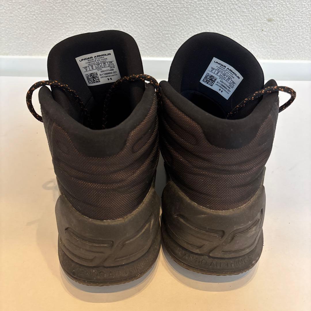 Under Armour カリー バスケットボールシューズ ブラック/オレンジ